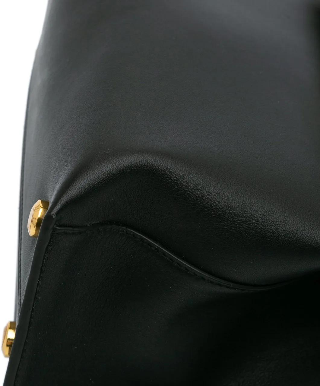 Thumbnail - Salvatore Ferragamo Hobo Bags - Leather Gancini Trifolio Satchel - Gr. unisize - in Schwarz - für Damen