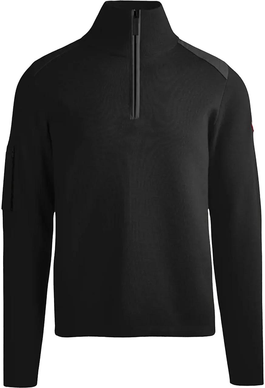 Canada Goose - Heren Stormont 1/4 Zip Sweater Zwart - Größe L - schwarz