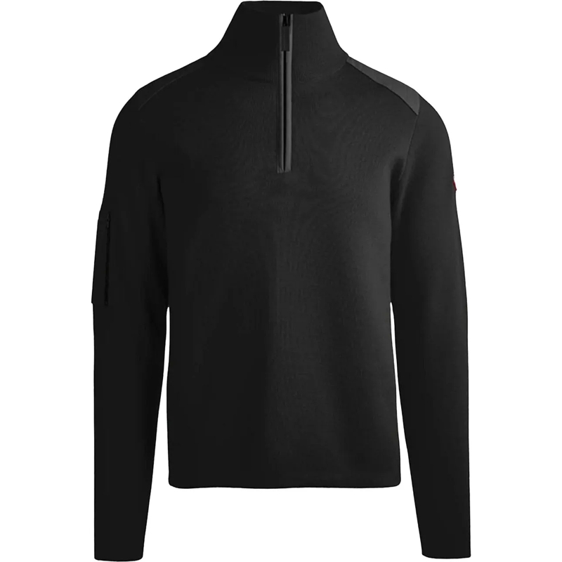 Canada Goose  Heren Stormont 1/4 Zip Sweater Zwart schwarz