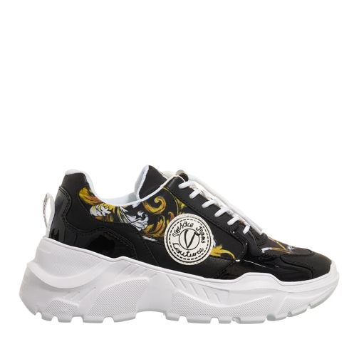 Versace Jeans Couture Low-Top Sneaker Fondo Speedtrack Dis. Sc7 Black + Gold