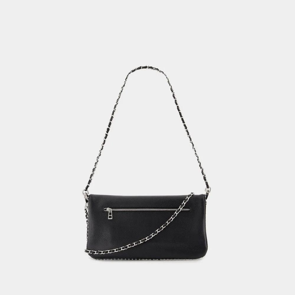 Zadig & Voltaire Hobo bags Rock Crossbody Leather Black in zwart