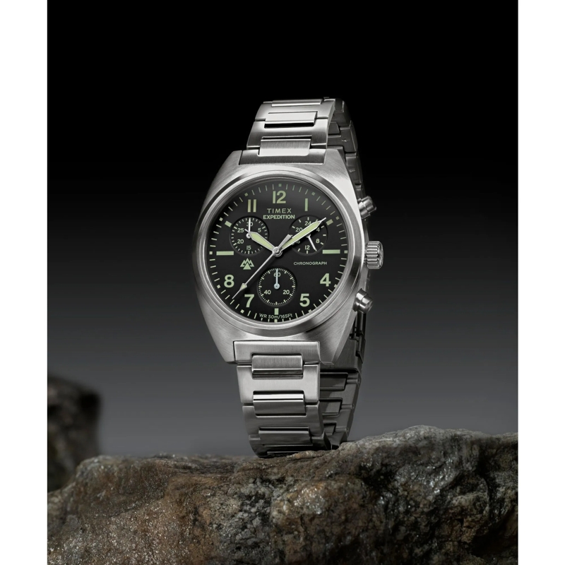 Timex Quarzuhr Quarz-Analoguhr Expedition® Capstone Chronograph silber(Image 6)