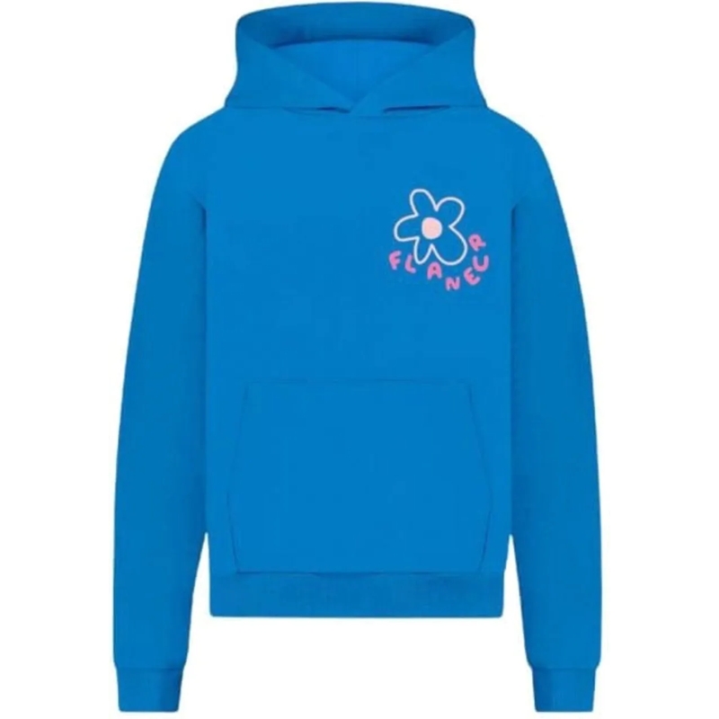 Flâneur Hoodie Sweater blossom blue blau