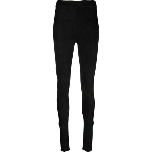 Isabel Benenato  Legging cuir su�de Noir Isabel Benenato femme DL04 schwarz