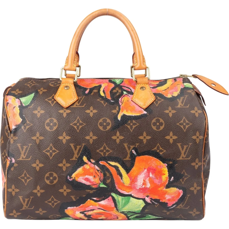 Louis Vuitton Tote Louis Vuitton Canvas Monogram Roses By Stephen Spr braun