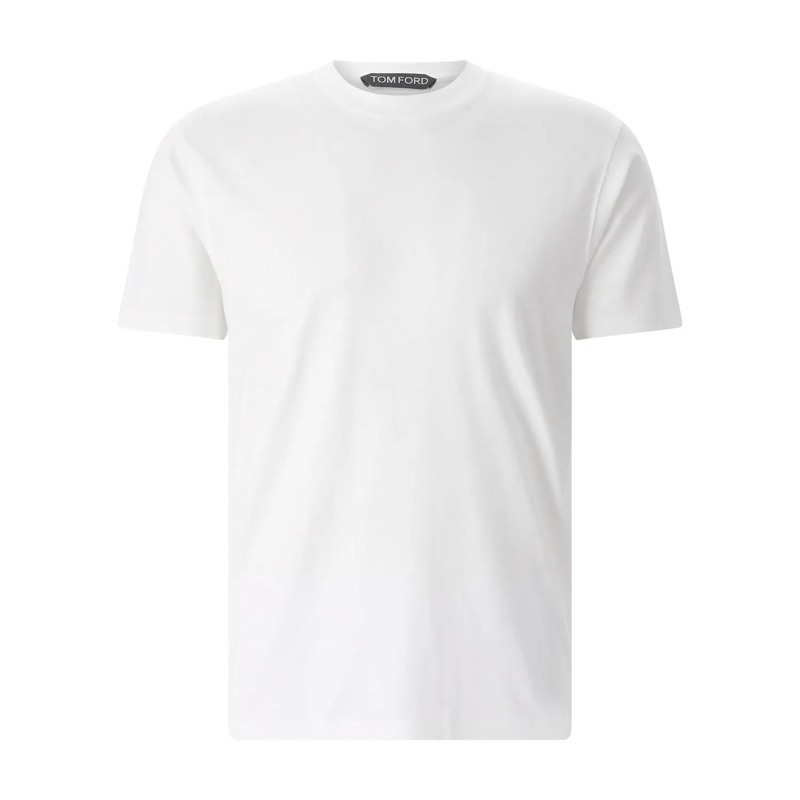 Tom Ford Hemd T-Shirt mit Rundhalsausschnitt Weiß
