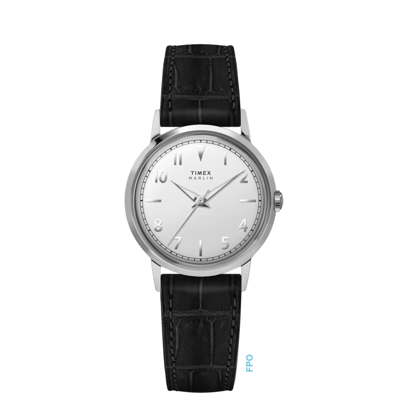 Timex Quarzuhr Quarz-Analoguhr Marlin® Quartz schwarz