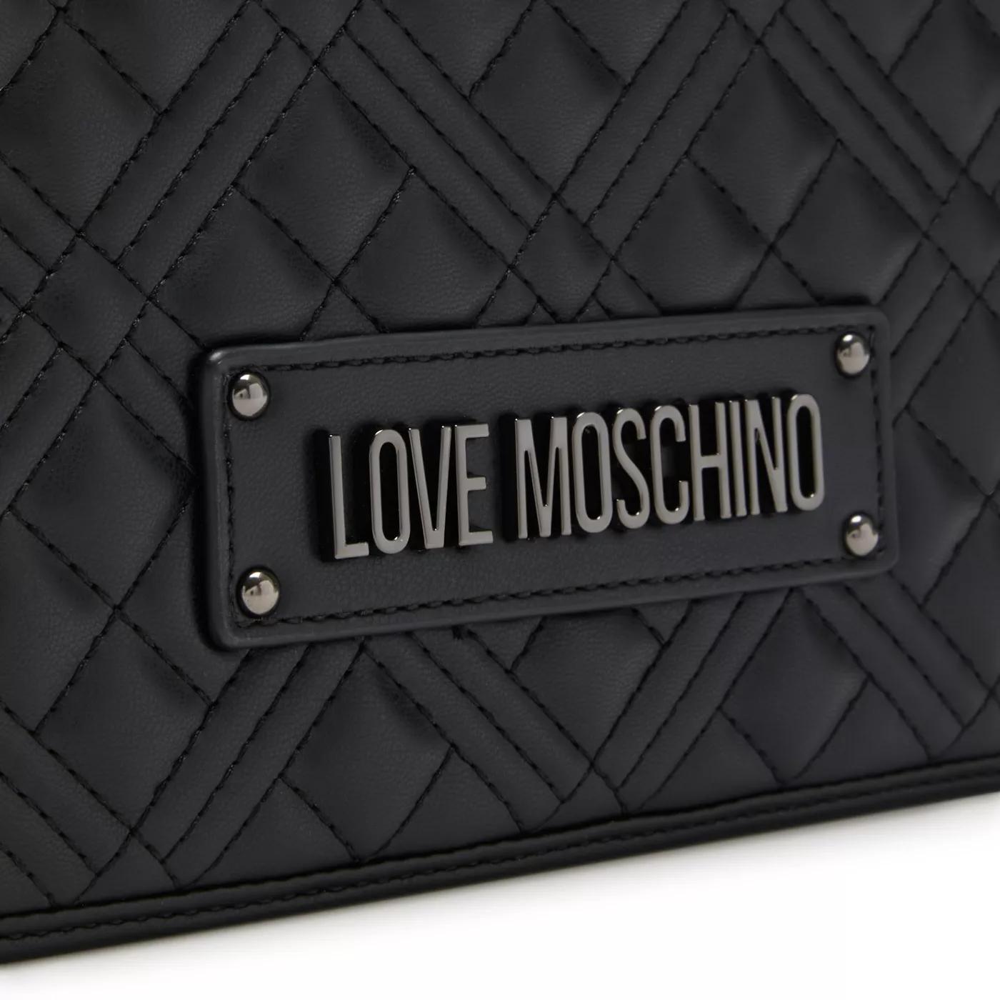 Love Moschino Crossbody bags Quilted Bag damen Handtasche Schwarz in zwart