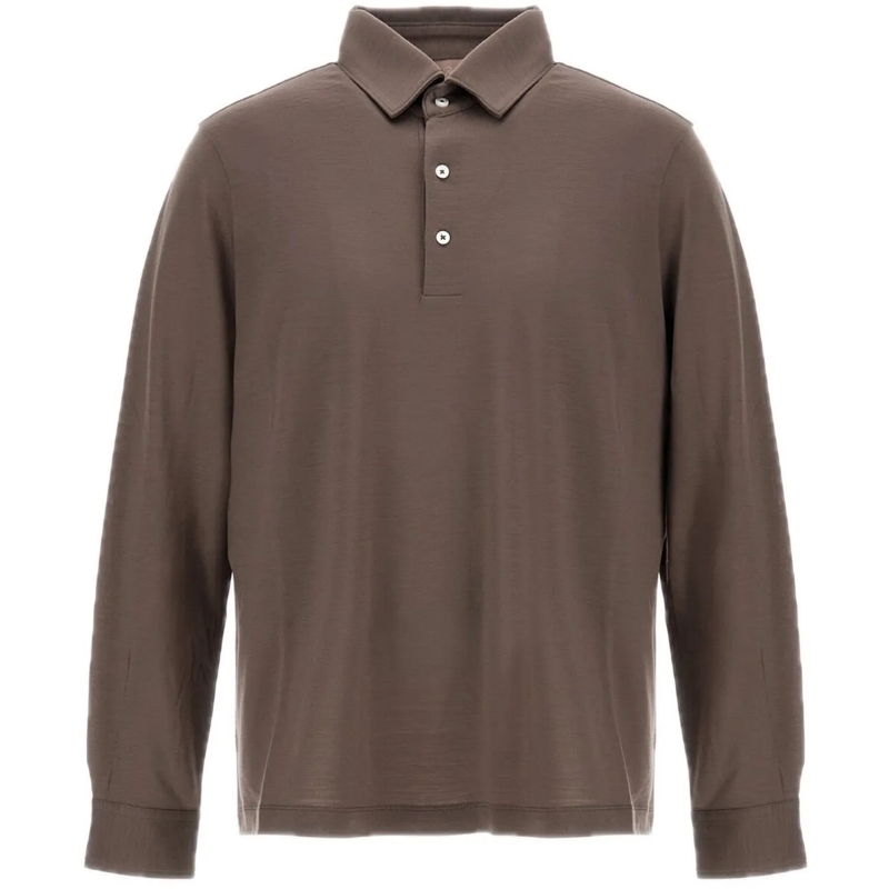 Herno Polohemd Bruine polo braun
