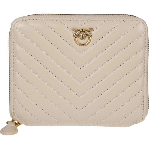 Pinko Portemonnee Taylor Zip Around Wallet Nude & Neutrals beige