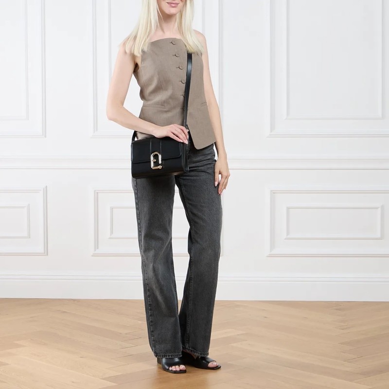 Furla Crossbodytas Furla Urban  S Crossbody 22 Nero(Image 2)