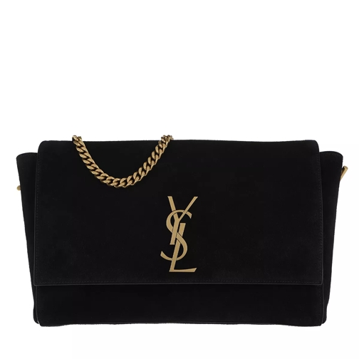Saint Laurent Reversible Kate Medium Leather Black Crossbody Bag