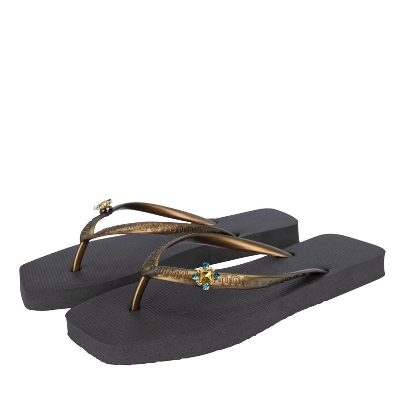 UZURII Flip Flops Zehentrenner Macrame Lizzy schwarz(Image 2)