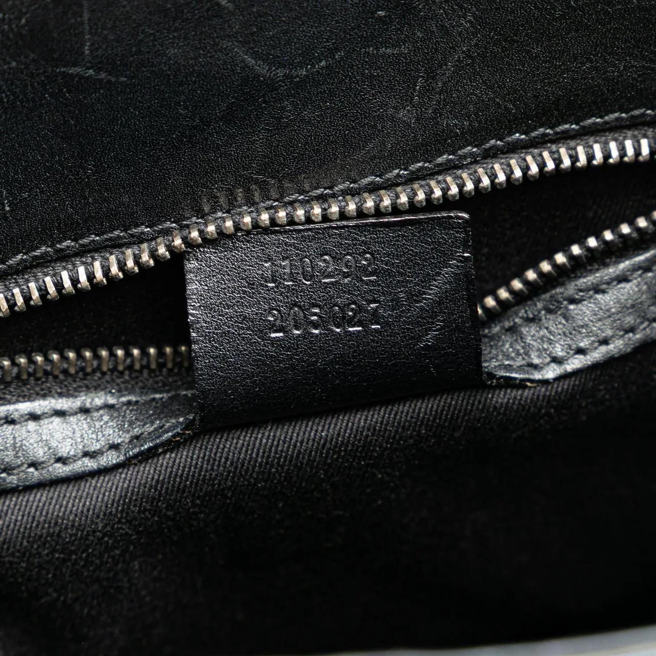Thumbnail - Gucci Hobo Bags - 2000-2015 GG Canvas Shoulder Bag - Gr. unisize - in Schwarz - für Damen