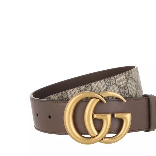 Gucci Double G Belt Leather Brown Waist Belt