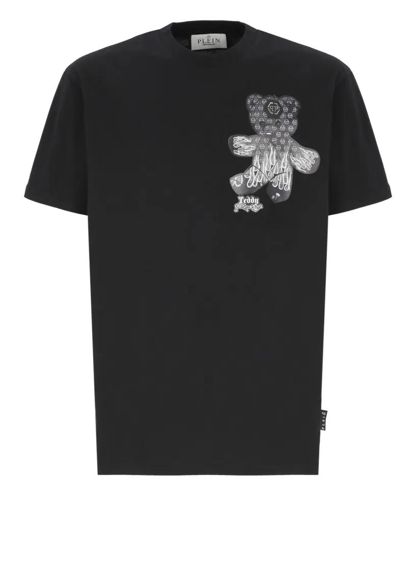 Thumbnail - Philipp Plein - T-Shirt With Logo - Größe L - schwarz