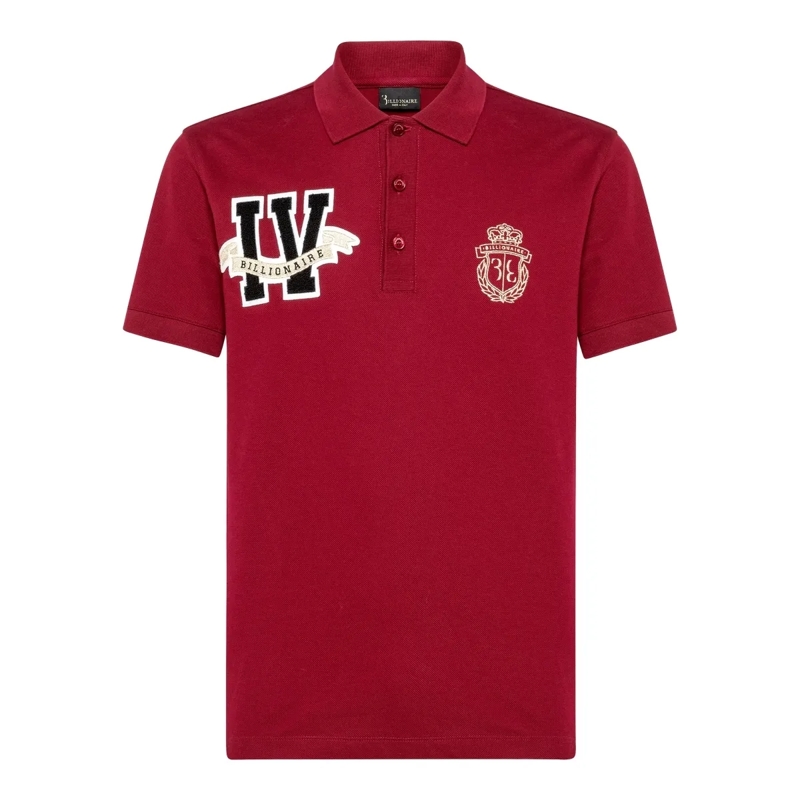 BILLIONAIRE Top Poloshirt rot