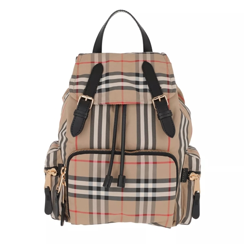 Burberry Check Backpack Archive Beige Rugzak