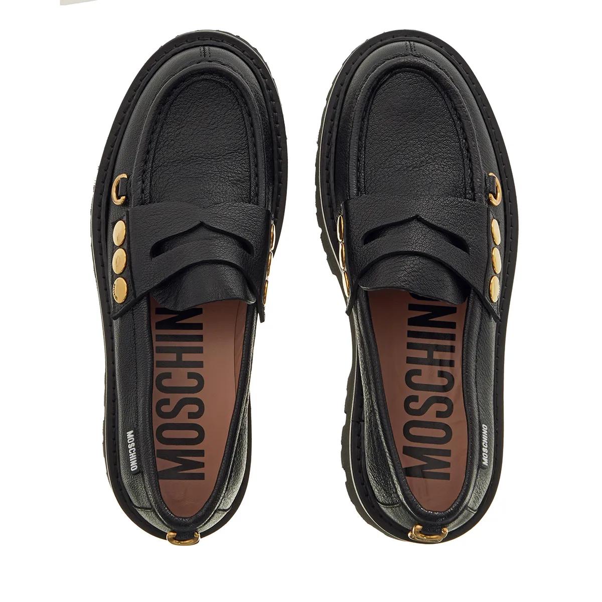 Thumbnail - Moschino Loafer - Snap Button - Gr. 41 (EU) - in Schwarz - für Damen