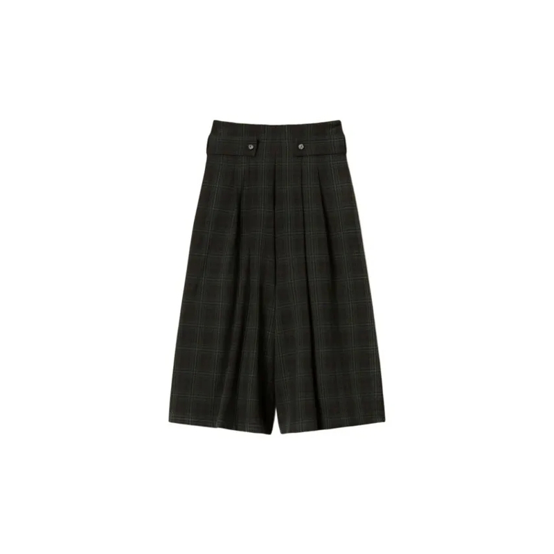 Twinset Actitude  Daily Tartan Pants Black