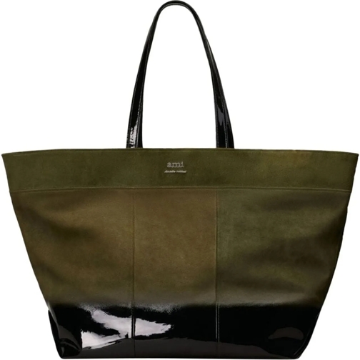 AMI Paris Shopper Bags Green grün