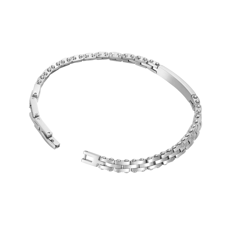 Police Armband Armband Brick- Herrenarmband- Farbe: silber- G silber(Image 3)