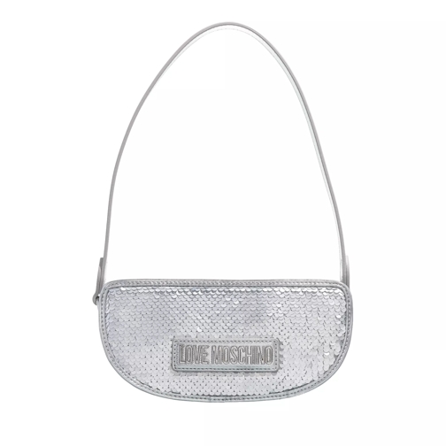 Love Moschino Sparkling Items Silver Cross body-väskor