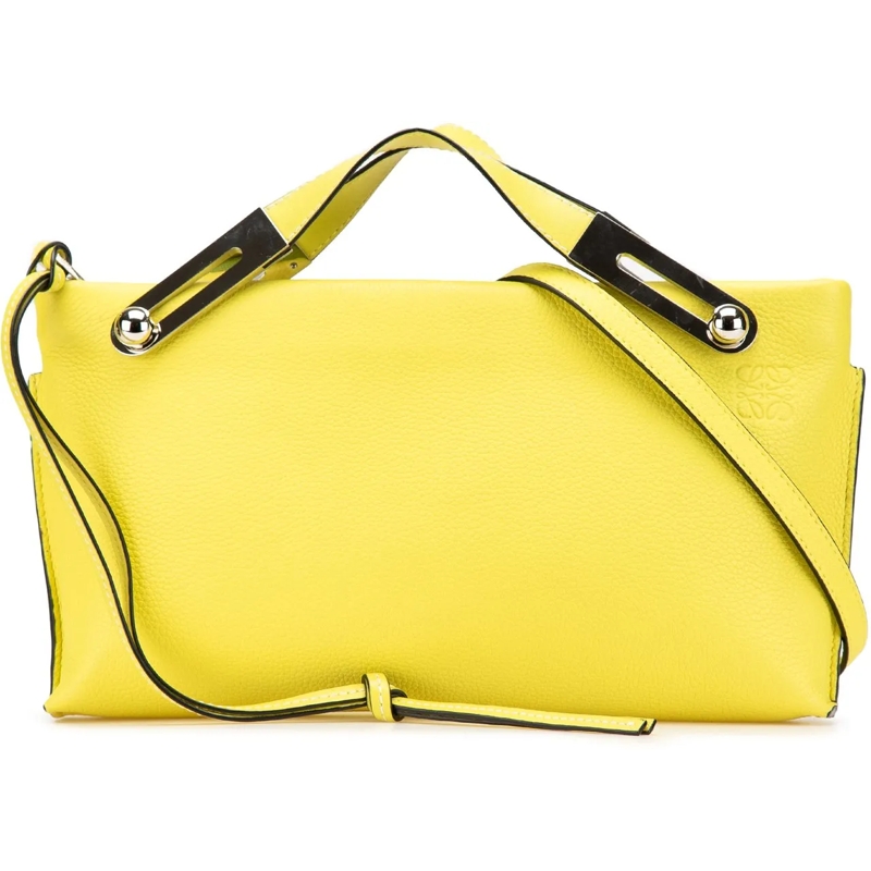Loewe Schultertasche Small Leather Missy Satchel gelb
