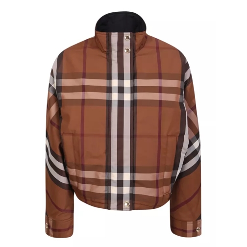 Burberry Vintage Check Crop Design Jacket Neutrals 