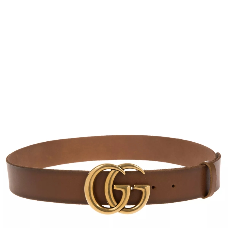 Gucci Ledergürtel GG Leather Belt Cognac(Image 2)
