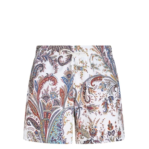 Etro  Multicolour Swimsuit With Logo Multicolor