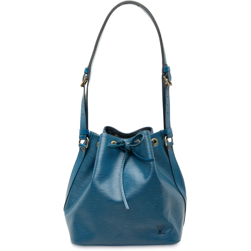 Louis Vuitton Schultertasche Epi Petit Noe blau