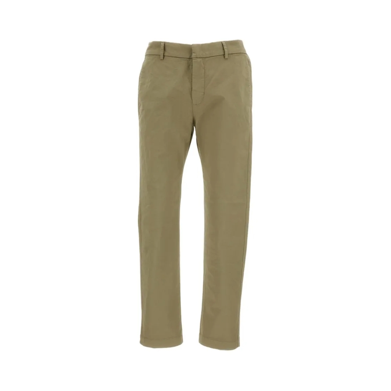Barena Pantalon de costume Beige Stretch Cotton Twill Semi-Jogger Trousers Neutrals
