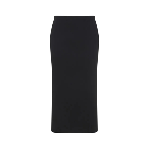 The Row Kavi Navy Virgin Wool Skirt Blue Midi-Röcke