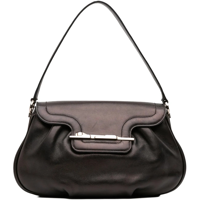 Cartier Schultertasche Leather Panthere Shoulder Bag braun