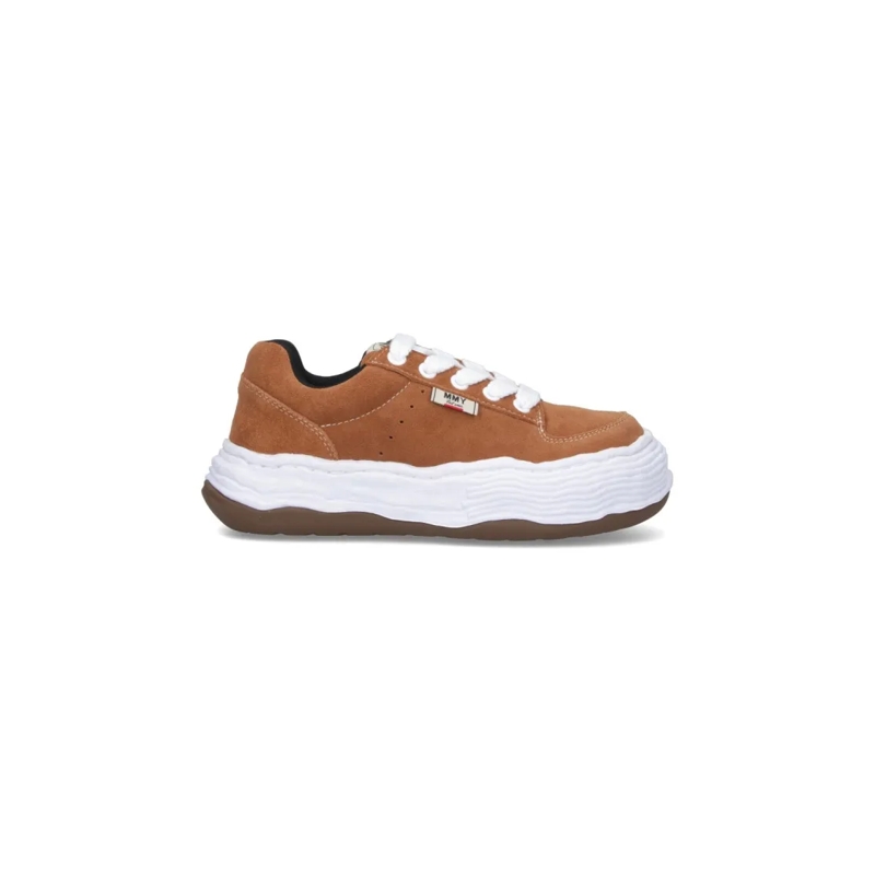 Maison Mihara Yasuhiro Lage-top sneaker Brown Calf Leather Low-Top Sneakers Brown