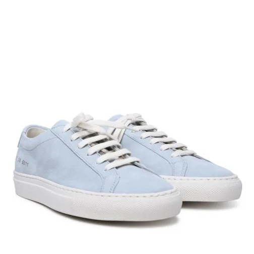 Common Projects Contrast Achilles' Baby Blue Suede Sneakers Grey scarpa da ginnastica bassa