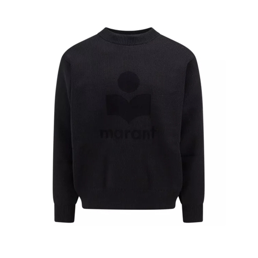 Isabel Marant Ribbed Cotton Blend Sweater Black 