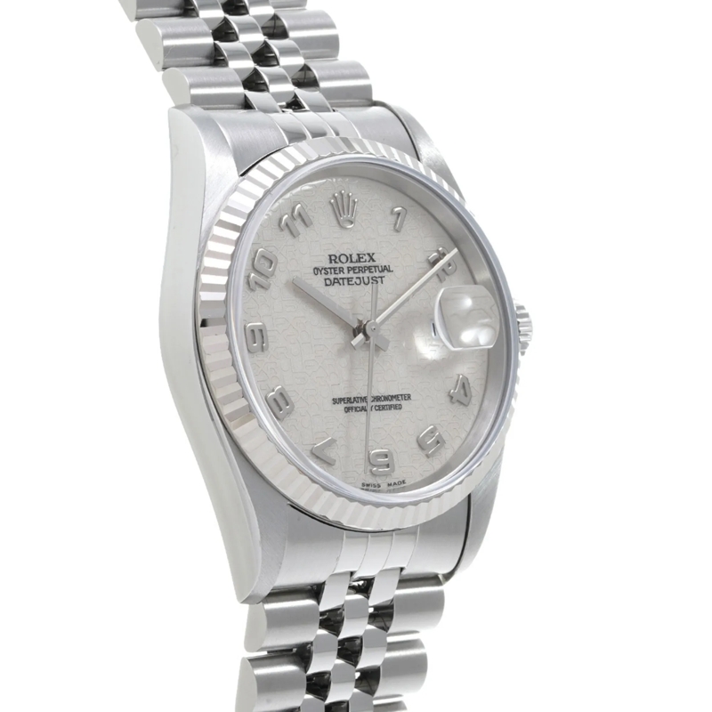 Rolex Automatikuhr Datejust Weiß(Image 3)