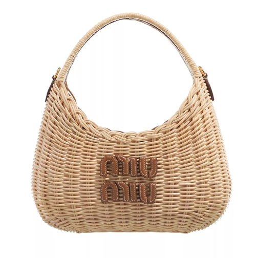 Miu Miu Wander Hobo Bag Natural Basket Bag