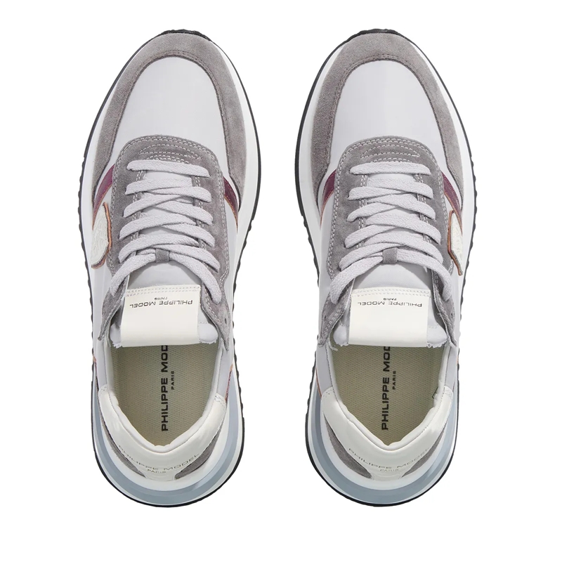 Philippe Model Low-Top-Sneaker Tropez 2.1 Low Woman Mondial_Gris Anthracite(Image 11)