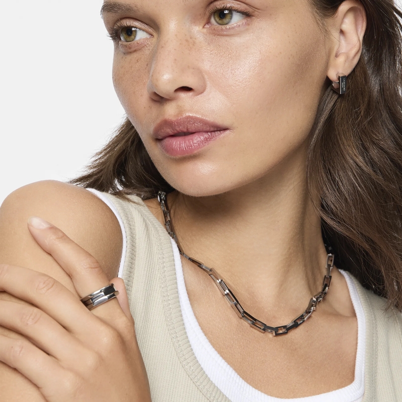 Liebeskind Berlin Ring Edelstahl Urban Chic silber(Image 6)