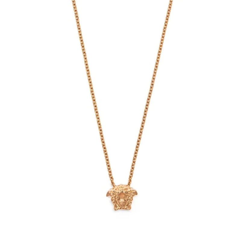 Versace Mittellange Halskette Medusa Head Motif Cable-Link Necklace In Gold-Tone Not Applicable