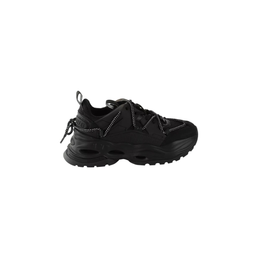 Buffalo Triplet Lace Sneakers black black låg sneaker