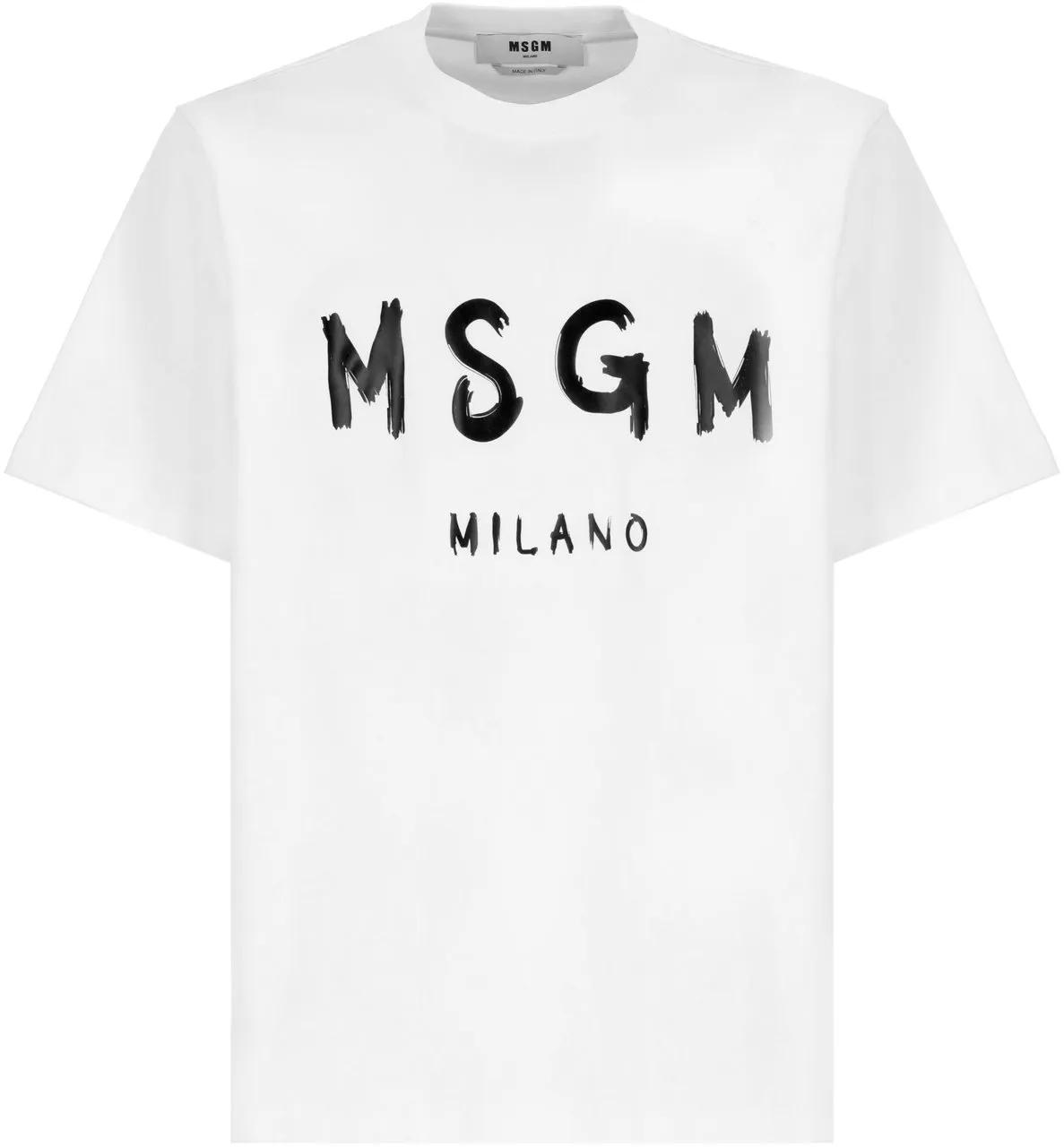 Thumbnail - MSGM - T-Shirts And Polos White - Größe S - white