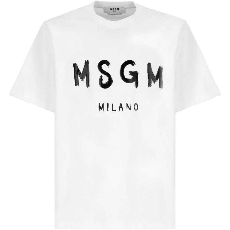 MSGM T-Shirt t-shirt white weiß