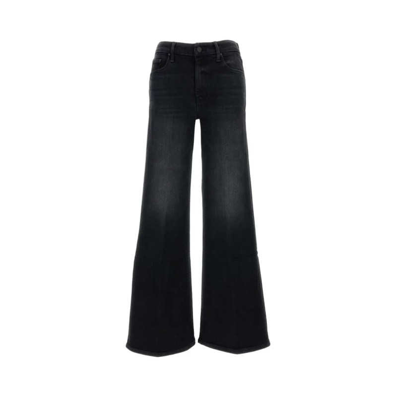 Mother Jeans The Roller Sneak' Jeans Black