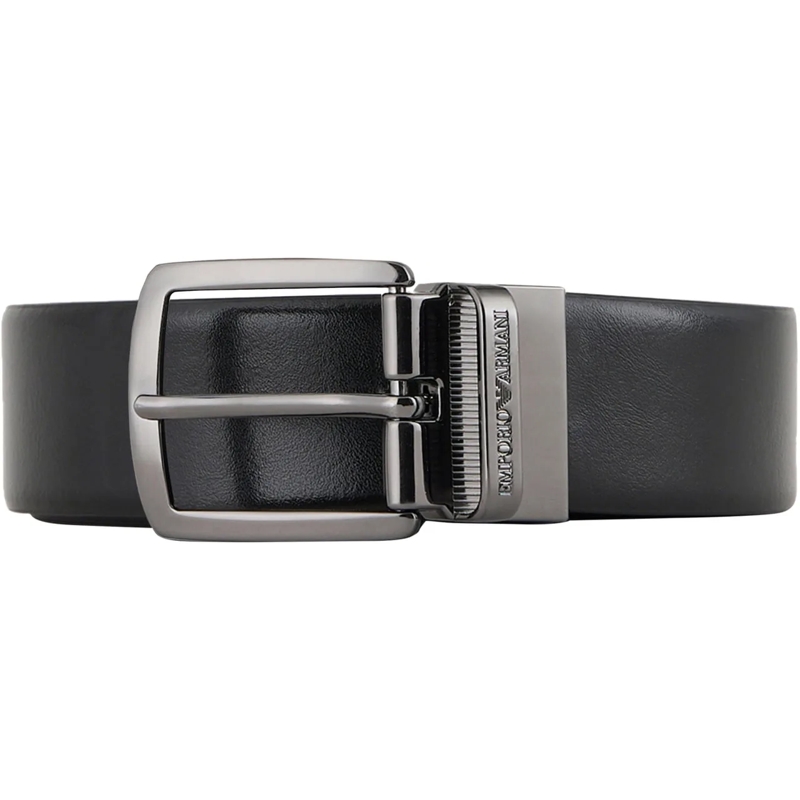 Emporio Armani Ledergürtel Belts Black schwarz