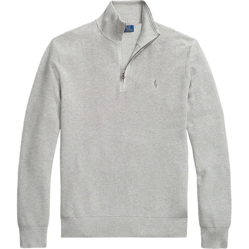 Ralph Lauren  Half zip trui grau