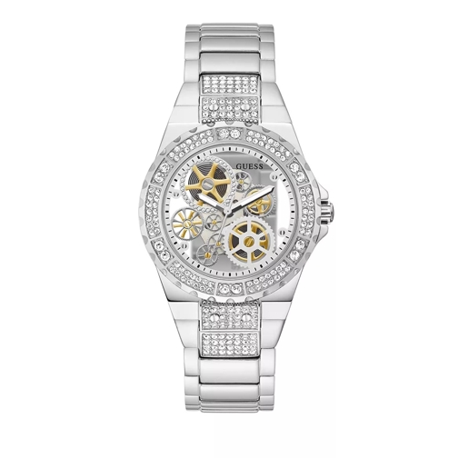 Guess Ladies Watch Reveal Silver Multifunktionsuhr